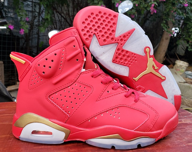 Air Jordan Retro 6 VI Grade AAA Red Gold